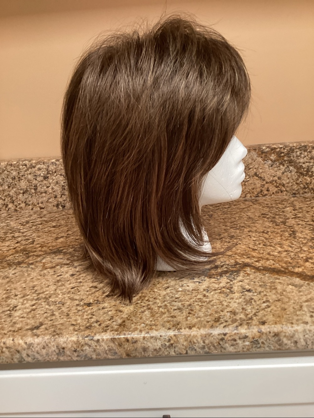 Rene of Paris Bailey Wig in Marble Brown - Picture 3 of 4
